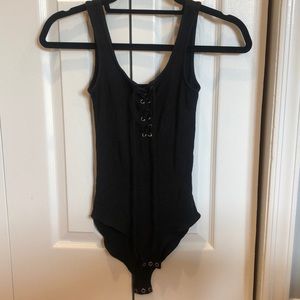 XS American Eagle black bodysuit